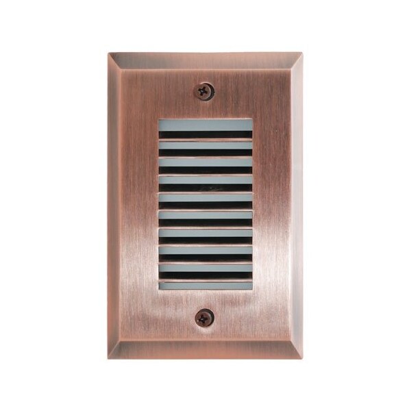 Elco Lighting Mini LED Step Light with Angled Louver ELST9240CP Zoro